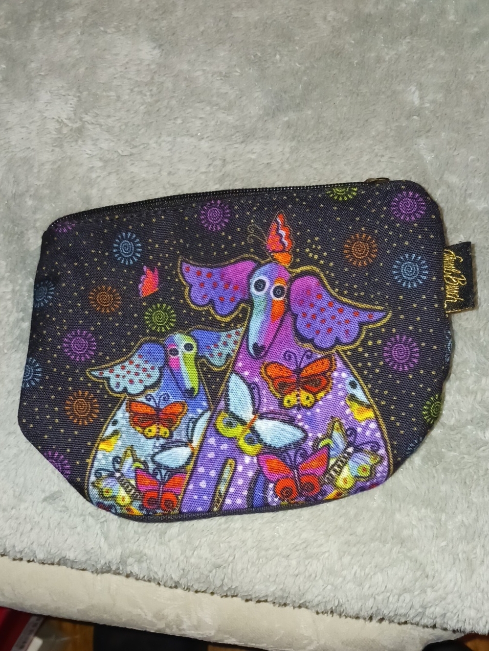 Laurel Burch Canine Friends Make Up Bag